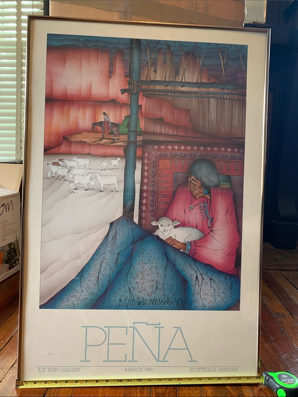 Peña Home Art Print - Multicolor Native Scene 2x3’